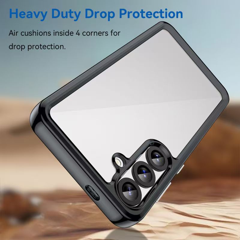 Cover for Samsung Galaxy S25 Transparent Anti Drop Soft Phone Case