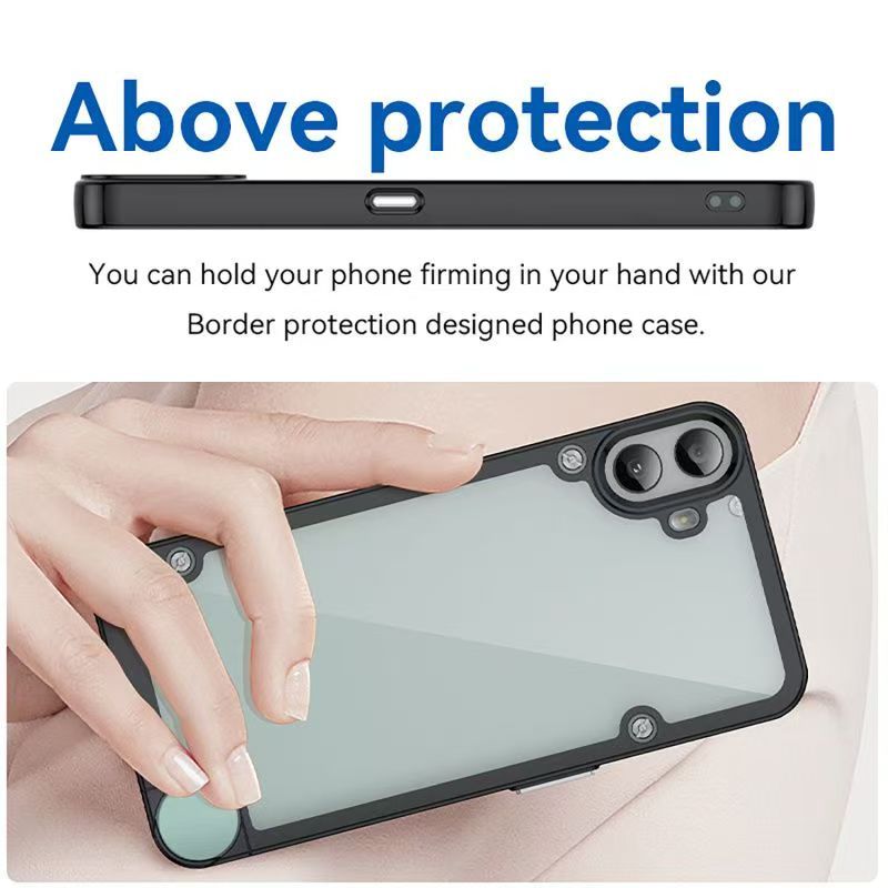 Cover for Nothing CMF Phone 1 Transparent Anti Drop Soft Phone Case