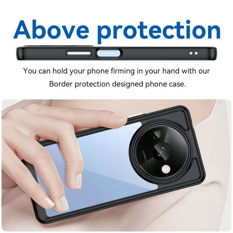 Cover for Xiaomi Redmi A3X/ Xiaomi Redmi A3 Transparent Anti Drop Soft Phone Case