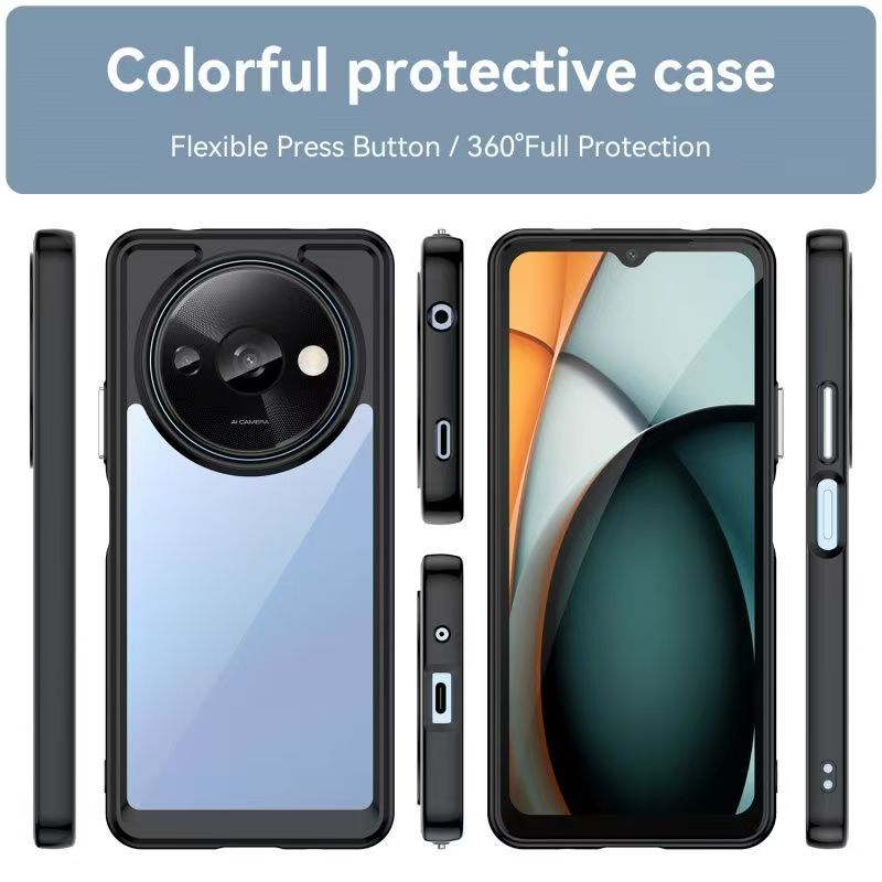 Cover for Xiaomi Redmi A3X/ Xiaomi Redmi A3 Transparent Anti Drop Soft Phone Case