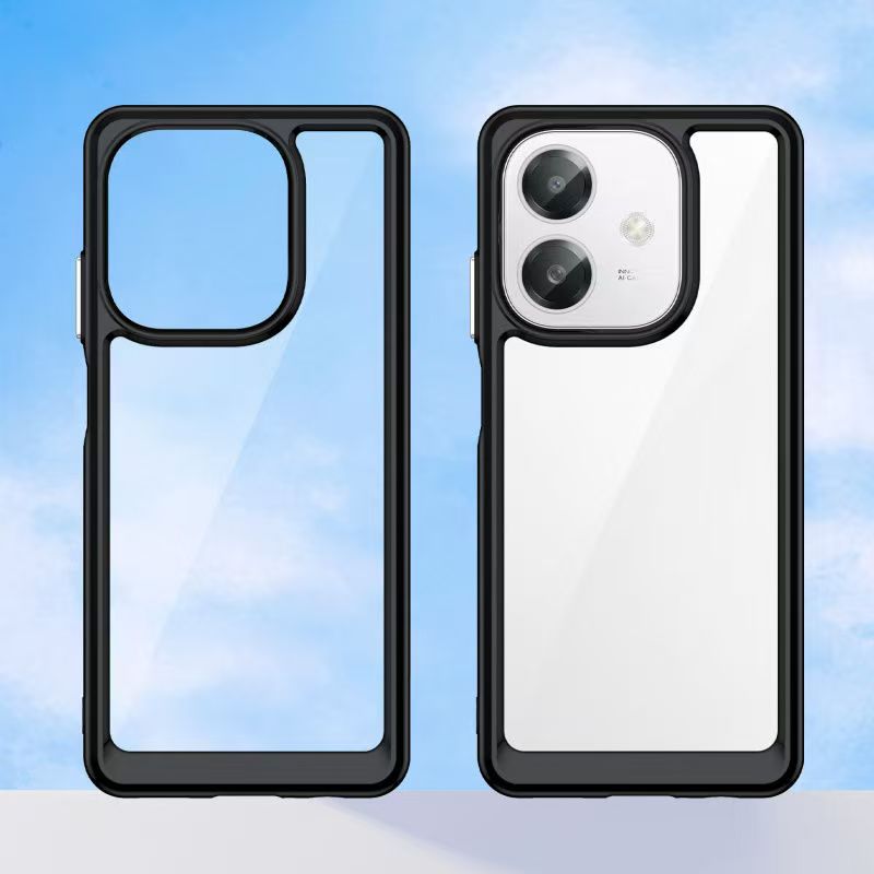 Cover for OPPO A3/A3X/A40 Transparent Anti Drop Soft Phone Case