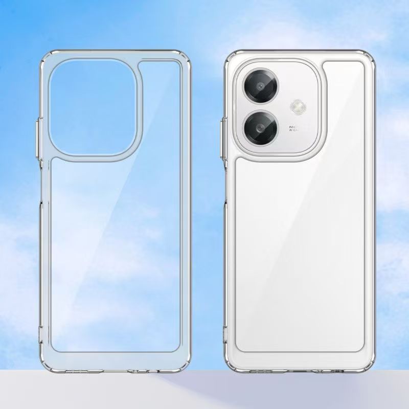 Cover for OPPO A3/A3X/A40 Transparent Anti Drop Soft Phone Case