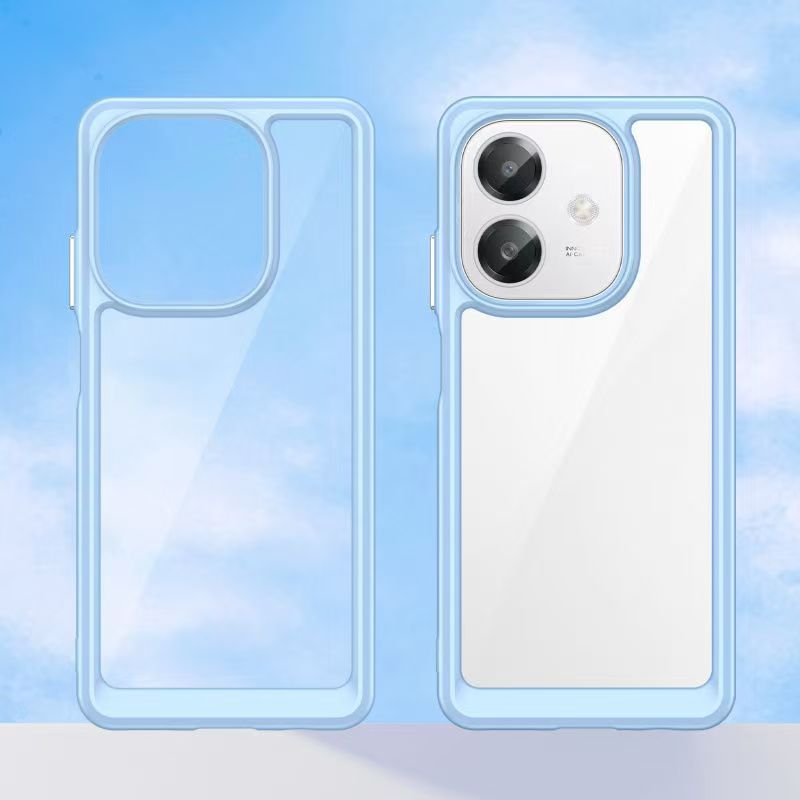 Cover for OPPO A3/A3X/A40 Transparent Anti Drop Soft Phone Case