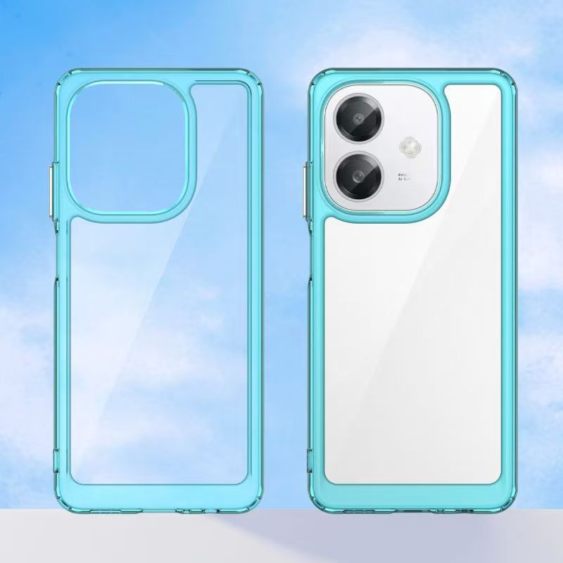 Cover for OPPO A3/A3X/A40 Transparent Anti Drop Soft Phone Case