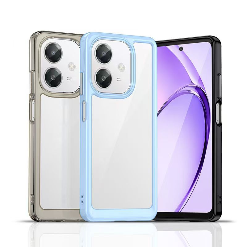 Cover for OPPO A3/A3X/A40 Transparent Anti Drop Soft Phone Case
