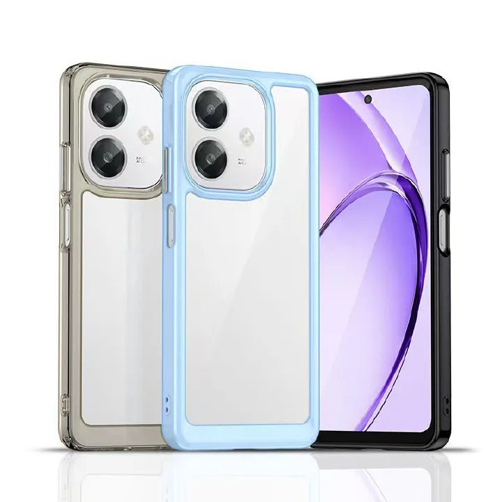 Cover for OPPO A3/A3X/A40 Transparent Anti Drop Soft Phone Case
