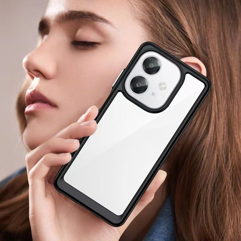 Cover for OPPO A3/A3X/A40 Transparent Anti Drop Soft Phone Case