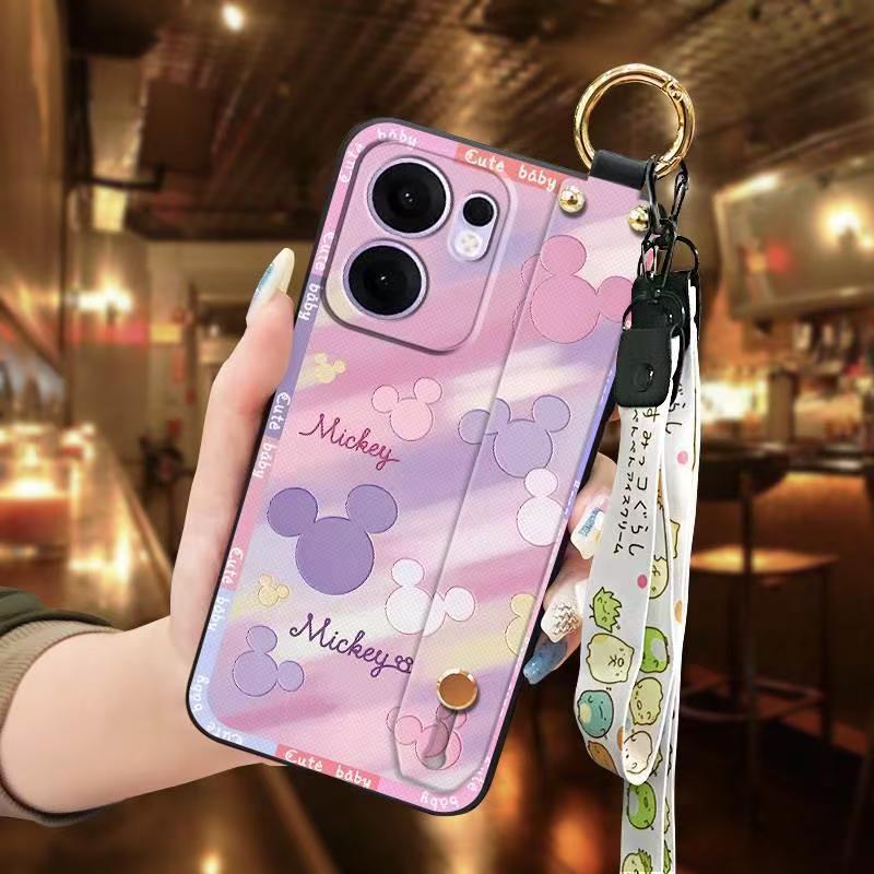 Phone Case for OPPO Reno 13F / Reno 13 F Silicone Case with Adjustable Strap Neck Lanyard Cover