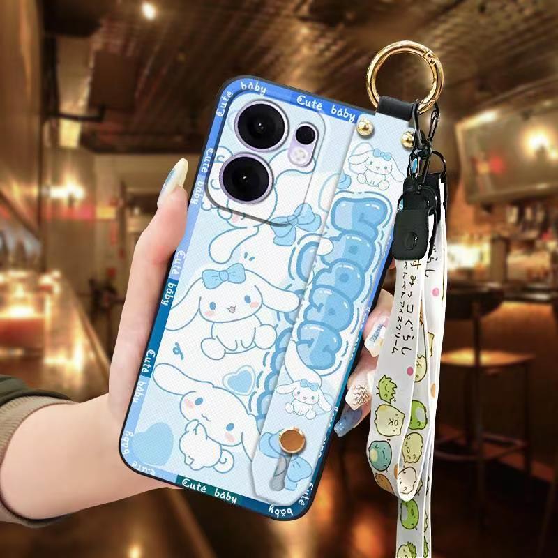 Phone Case for OPPO Reno 13F / Reno 13 F Silicone Case with Adjustable Strap Neck Lanyard Cover