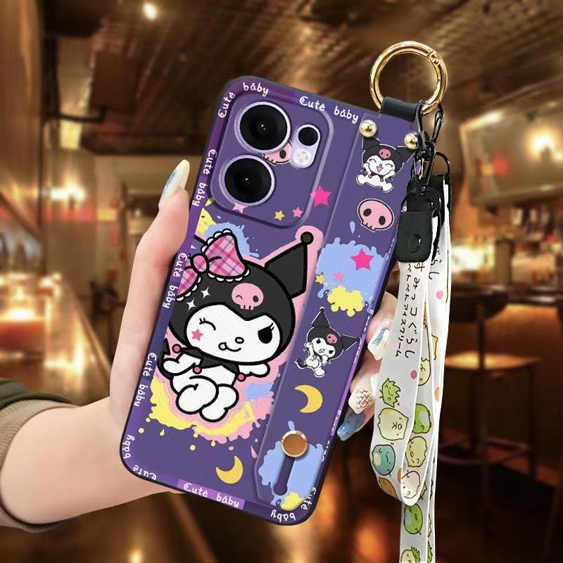 Phone Case for OPPO Reno 13F / Reno 13 F Silicone Case with Adjustable Strap Neck Lanyard Cover