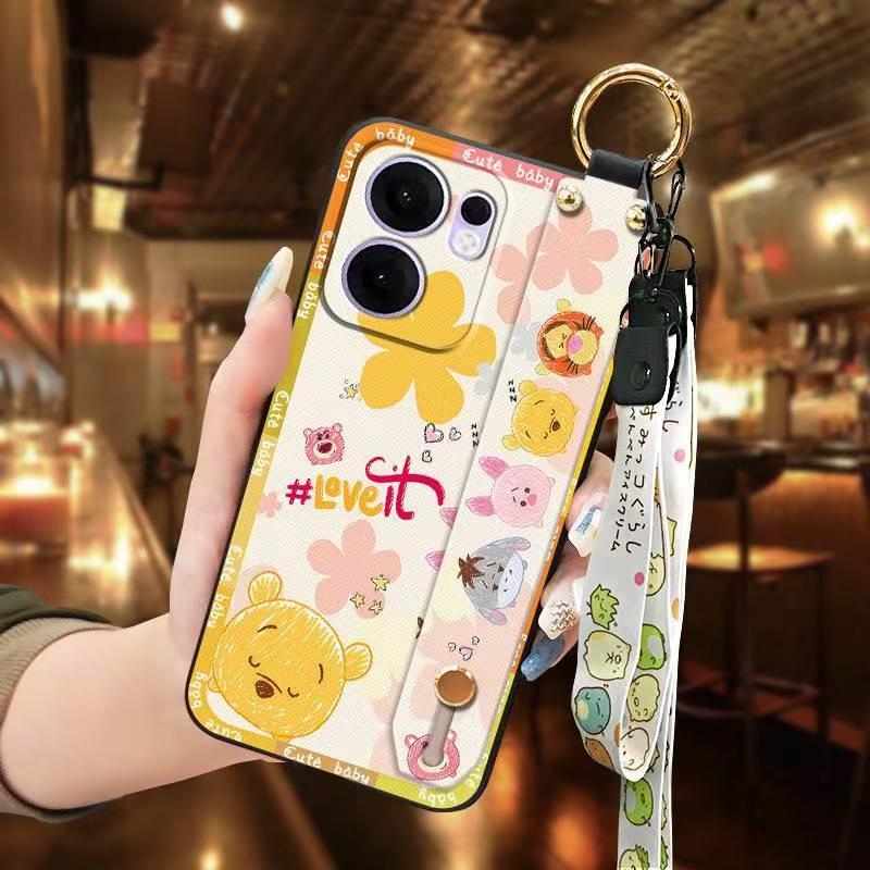 Phone Case for OPPO Reno 13F / Reno 13 F Silicone Case with Adjustable Strap Neck Lanyard Cover