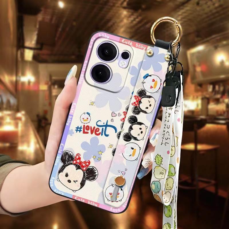Phone Case for OPPO Reno 13F / Reno 13 F Silicone Case with Adjustable Strap Neck Lanyard Cover