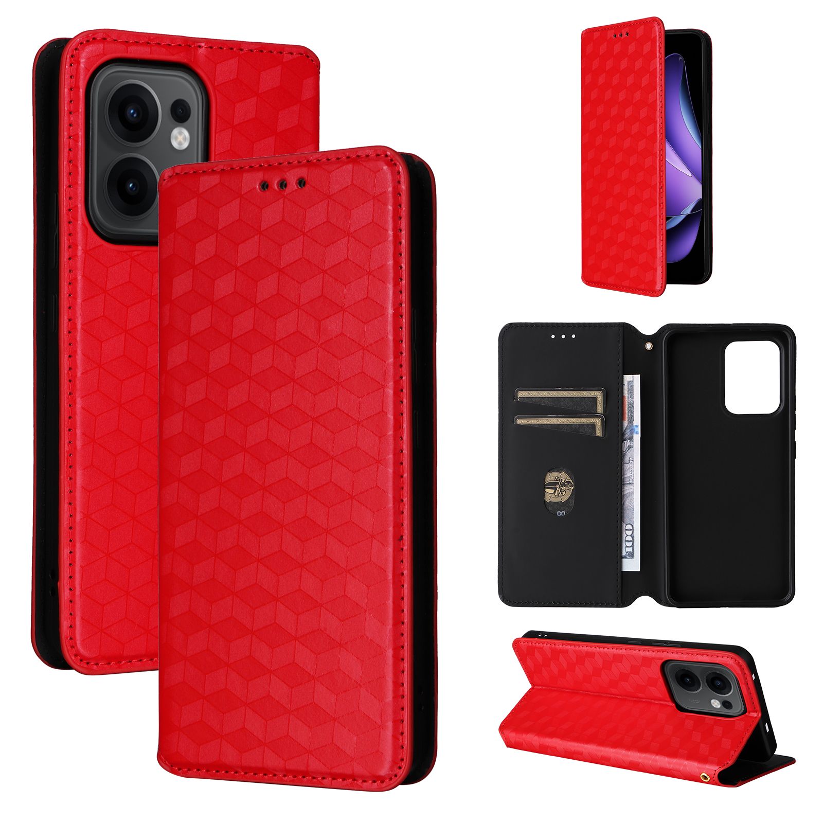 Flip Cover For OPPO Reno13 F / Reno 13F Leather Case [Flip Vintage Leather] Wallet Shockproof Durable Retro Phone Case