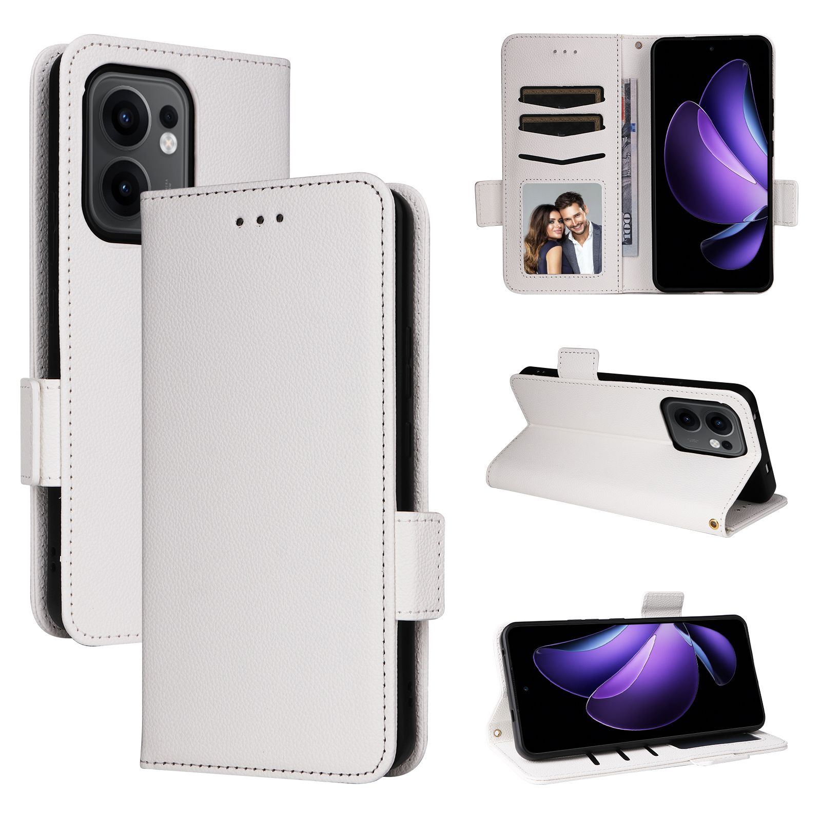 Flip Cover For OPPO Reno13 F / Reno 13F Leather Case [Flip Vintage Leather] Wallet Shockproof Durable Retro Phone Case