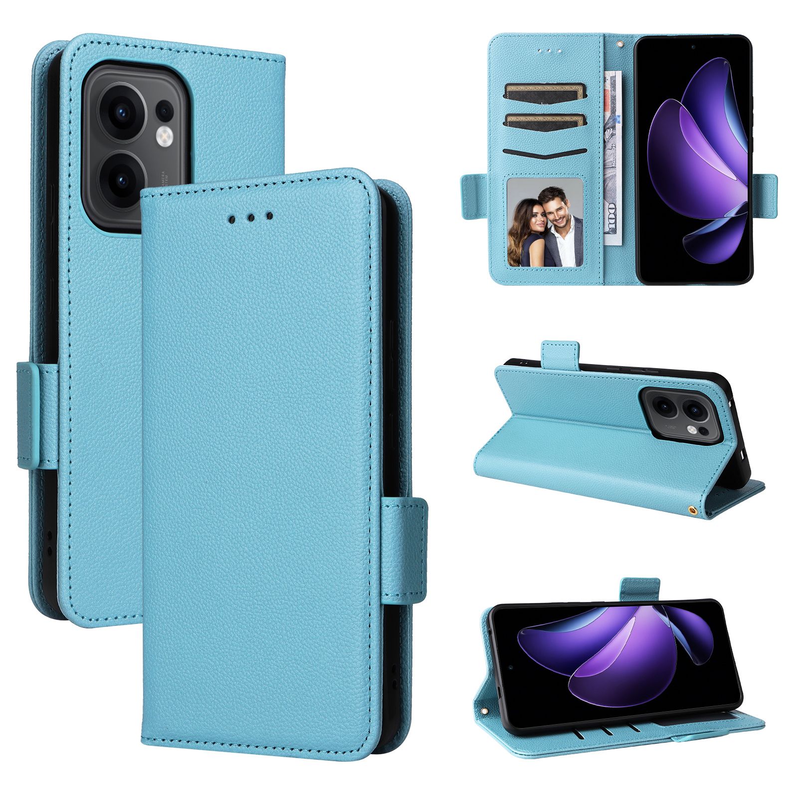 Flip Cover For OPPO Reno13 F / Reno 13F Leather Case [Flip Vintage Leather] Wallet Shockproof Durable Retro Phone Case