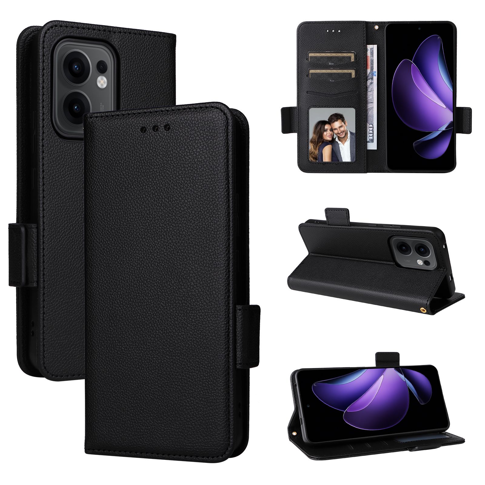 Flip Cover For OPPO Reno13 F / Reno 13F Leather Case [Flip Vintage Leather] Wallet Shockproof Durable Retro Phone Case
