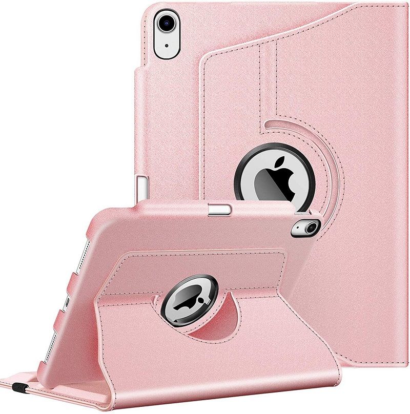 Rotating Protective Case for Apple iPad 10.9 inch 2022 (The Tenth Generation) - [Built-In Pen Holder] 360 Degree Rotating Protective Bracket Cover