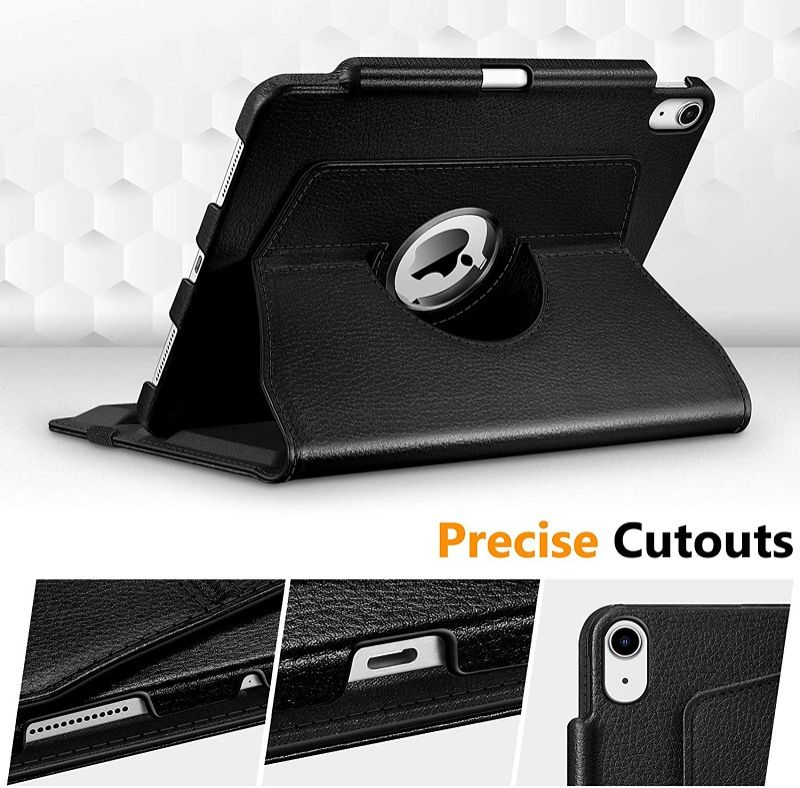Rotating Protective Case for Apple iPad 10.9 inch 2022 (The Tenth Generation) - [Built-In Pen Holder] 360 Degree Rotating Protective Bracket Cover