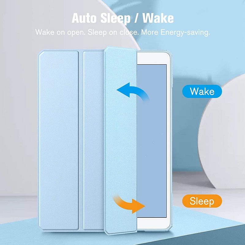 Cover For Apple iPad Air3 10.5" inch 2019 Protective Case With Pen Holder, Ultra-Thin Smart Protective Case With Transparent Back Cover