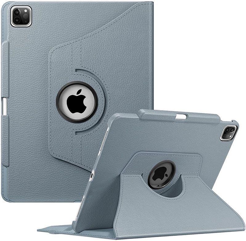 Rotating Protective Case for Apple iPad Pro12.9" inch 2021 (The Five Dynasties) - [Built-In Pen Holder] 360 Degree Rotating Protective Bracket Cover