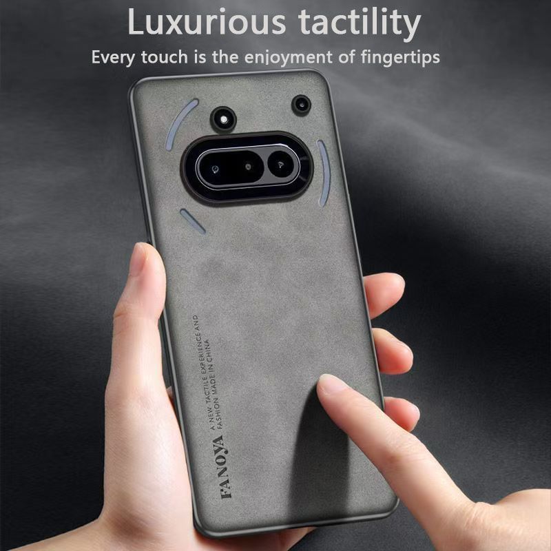Luxury Business Retro Leather Phone Case for Nothing Phone (3a) Shockproof Fall prevention Protective Case