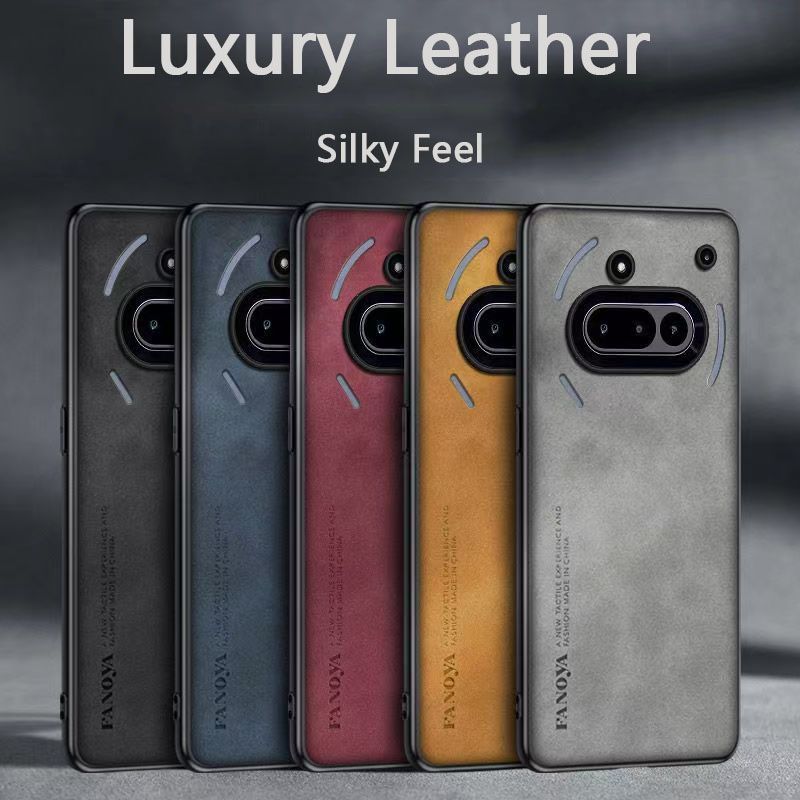 Luxury Business Retro Leather Phone Case for Nothing Phone (3a) Shockproof Fall prevention Protective Case