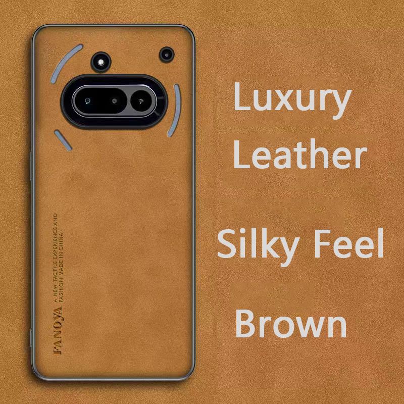 Luxury Business Retro Leather Phone Case for Nothing Phone (3a) Shockproof Fall prevention Protective Case