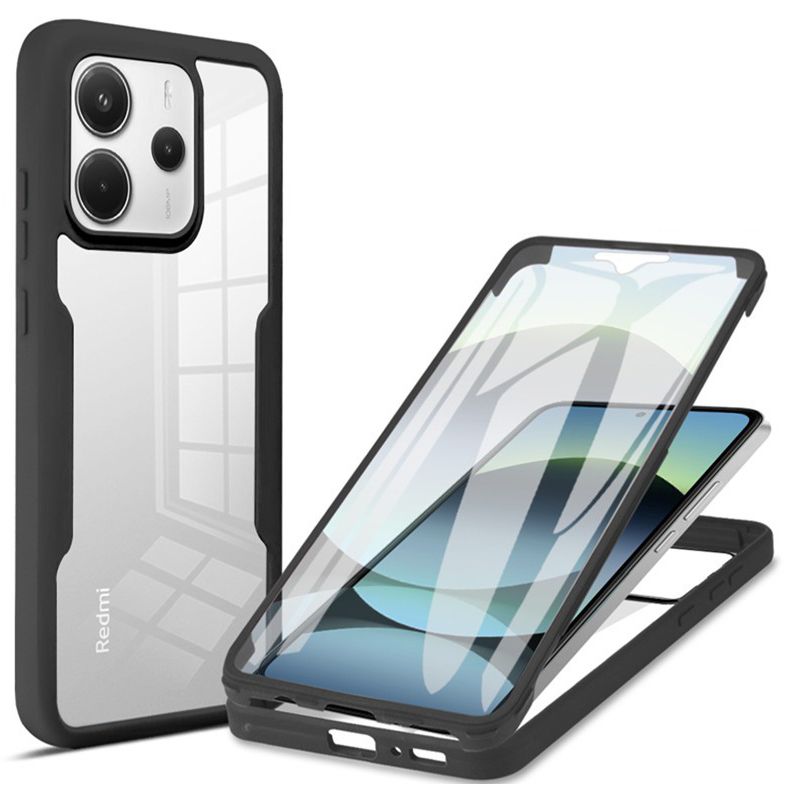 360 Full Protection Case for Xiaomi Redmi Note 14 (4G) Cover Built-in Screen Protector