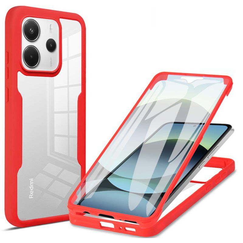 360 Full Protection Case for Xiaomi Redmi Note 14 (4G) Cover Built-in Screen Protector