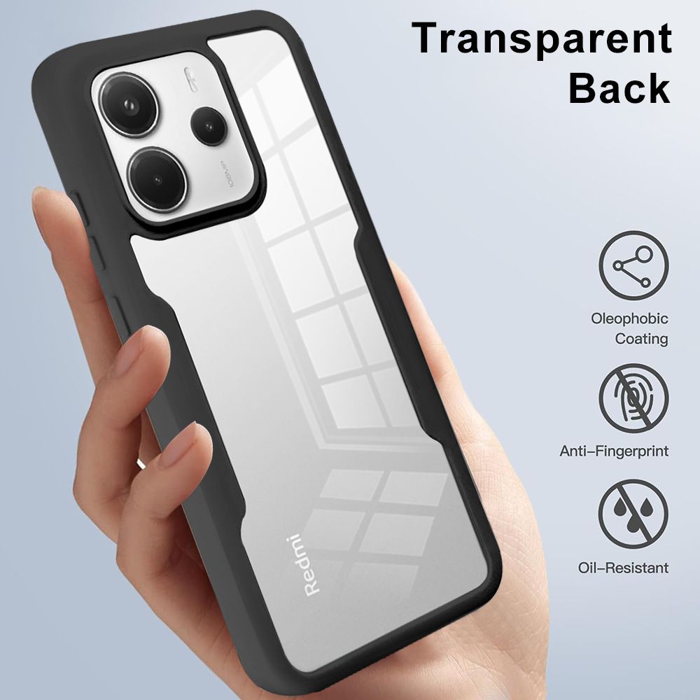 360 Full Protection Case for Xiaomi Redmi Note 14 (4G) Cover Built-in Screen Protector
