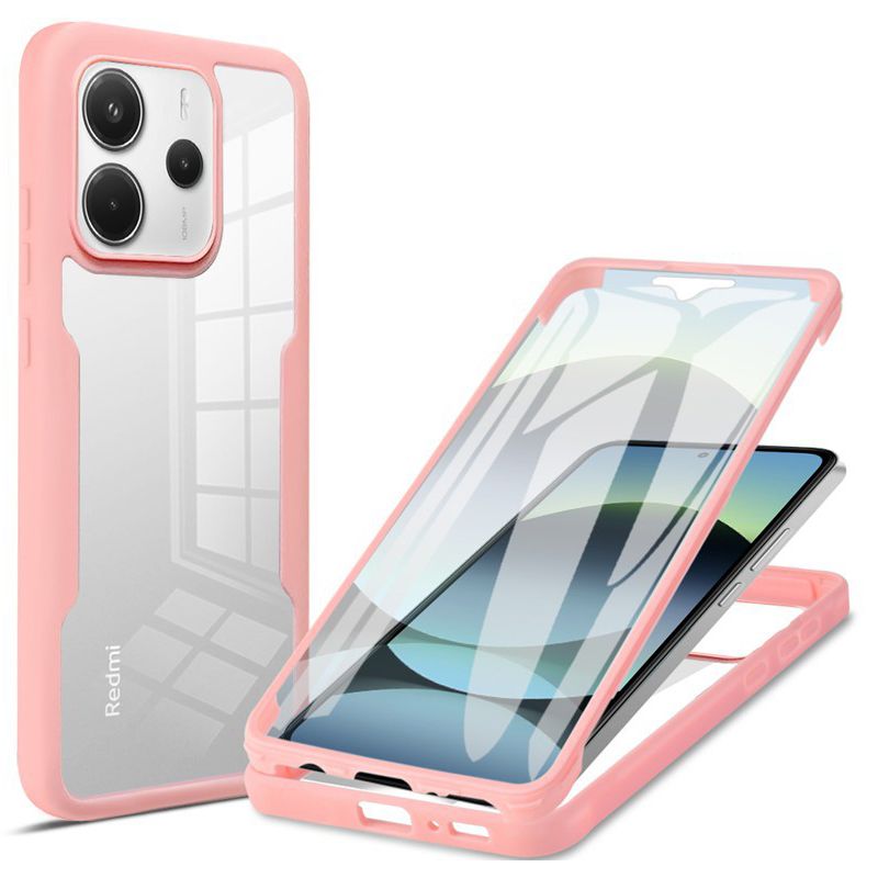360 Full Protection Case for Xiaomi Redmi Note 14 (4G) Cover Built-in Screen Protector