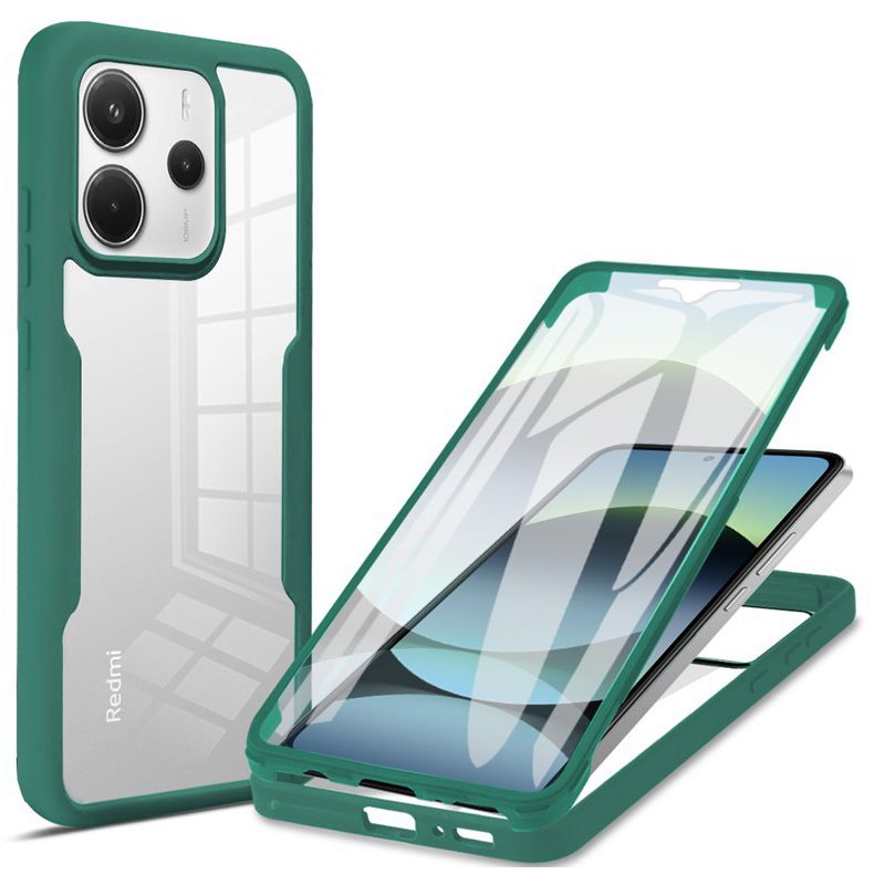 360 Full Protection Case for Xiaomi Redmi Note 14 (4G) Cover Built-in Screen Protector