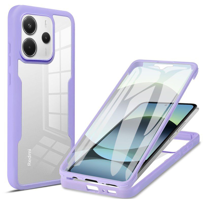 360 Full Protection Case for Xiaomi Redmi Note 14 (4G) Cover Built-in Screen Protector