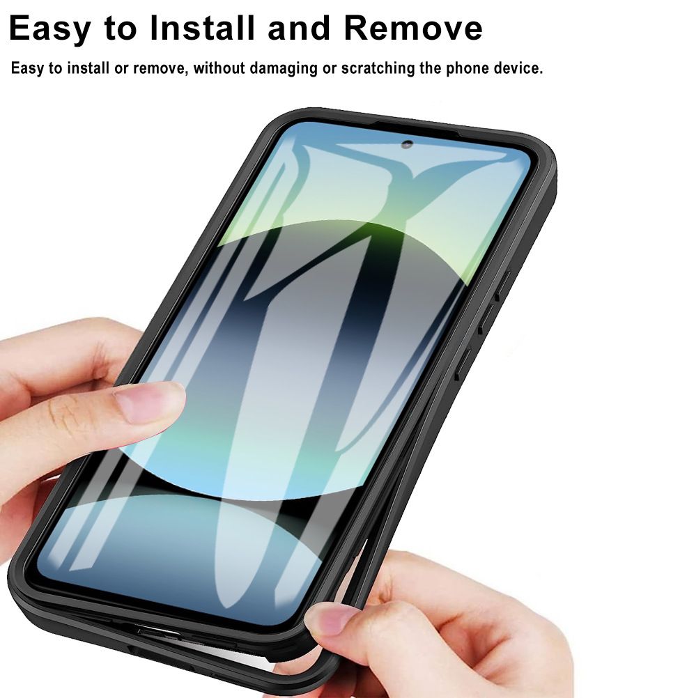 360 Full Protection Case for Xiaomi Redmi Note 14 (4G) Cover Built-in Screen Protector