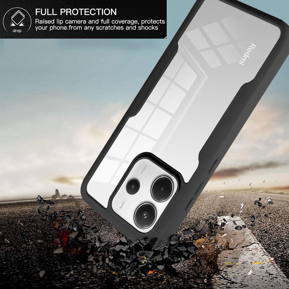 360 Full Protection Case for Xiaomi Redmi Note 14 (4G) Cover Built-in Screen Protector