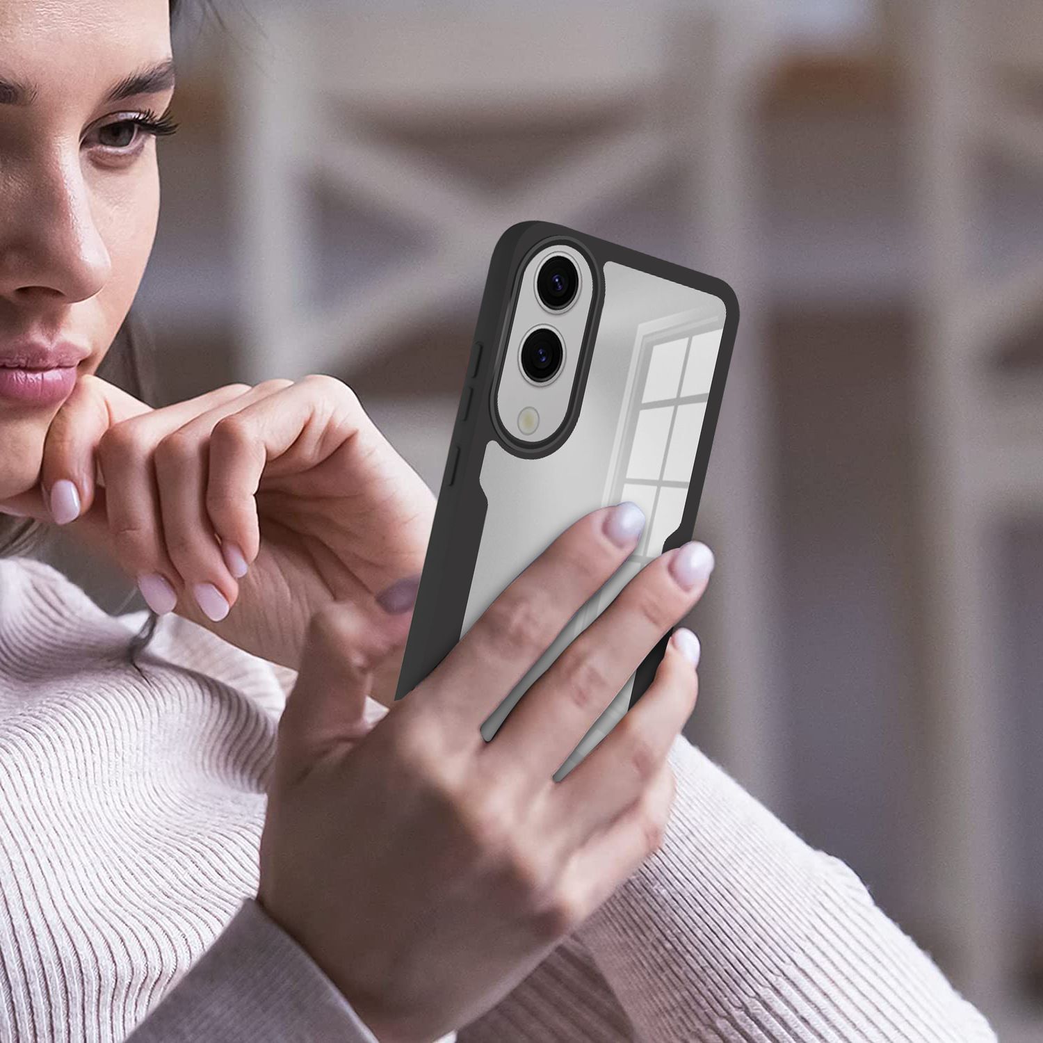 360 Full Protection Case for Samsung Galaxy S25 Edge Cover Built-in Screen Protector