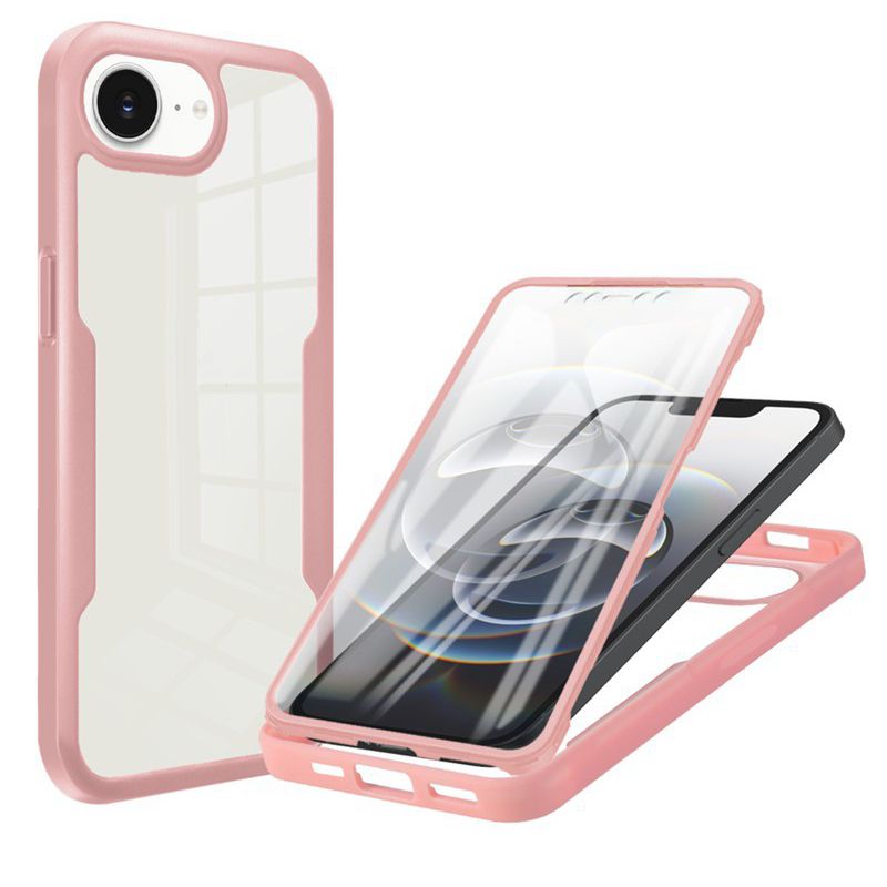 360 Full Protection Case for iPhone 16e Cover Built-in Screen Protector