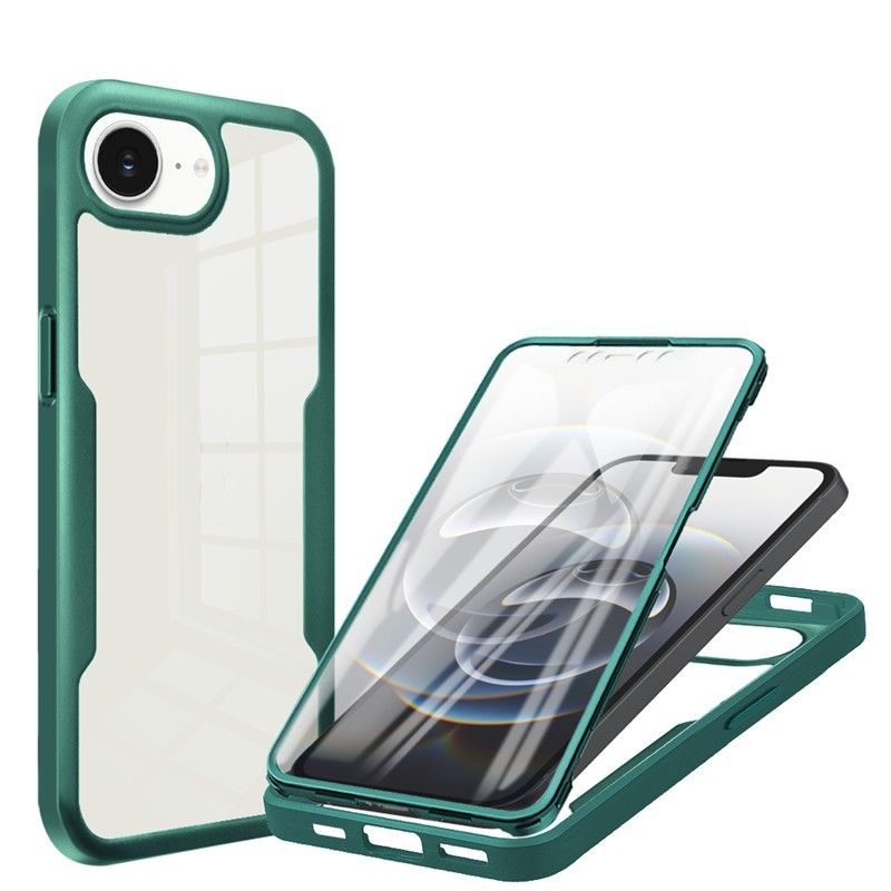 360 Full Protection Case for iPhone 16e Cover Built-in Screen Protector