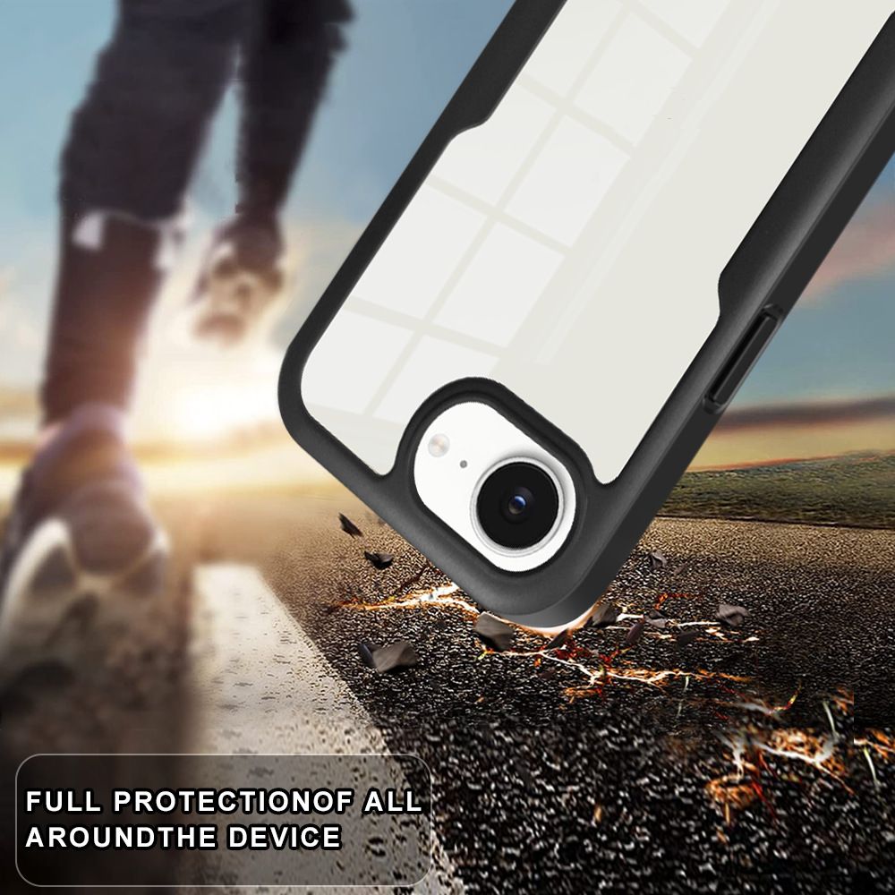 360 Full Protection Case for iPhone 16e Cover Built-in Screen Protector