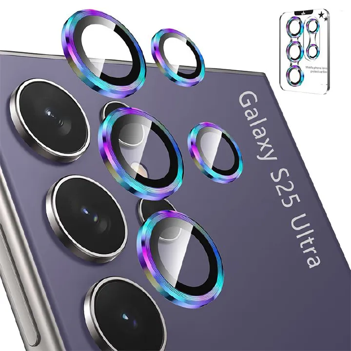 1 Piece for Samsung S25 Ultra Eagle Eye Lens Film, Corning Glass AR Anti Reflective Phone Protective Film