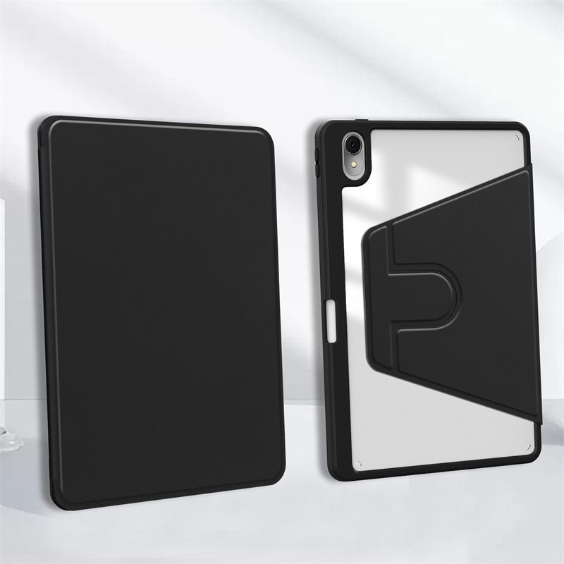 Rotating Protective Cover for Huawei MatePad Air 11.5" With Pen Holder, 360 Degree Rotating Protective Bracket Cover Transparent Back, Automatic Wake-Up/Sleep