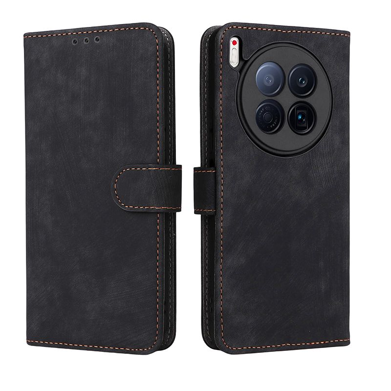 Flip Cover for Tecno Camon 40 Premier PU Leather Phone Case Full-Body Protection Shockproof [RFID Blocking] Wallet Cover