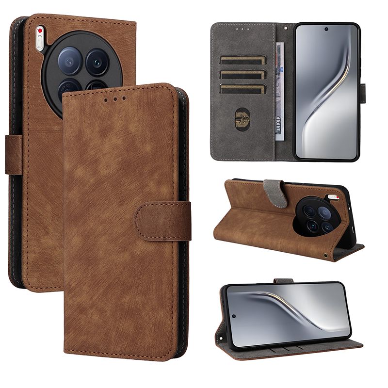 Flip Cover for Tecno Camon 40 Premier PU Leather Phone Case Full-Body Protection Shockproof [RFID Blocking] Wallet Cover
