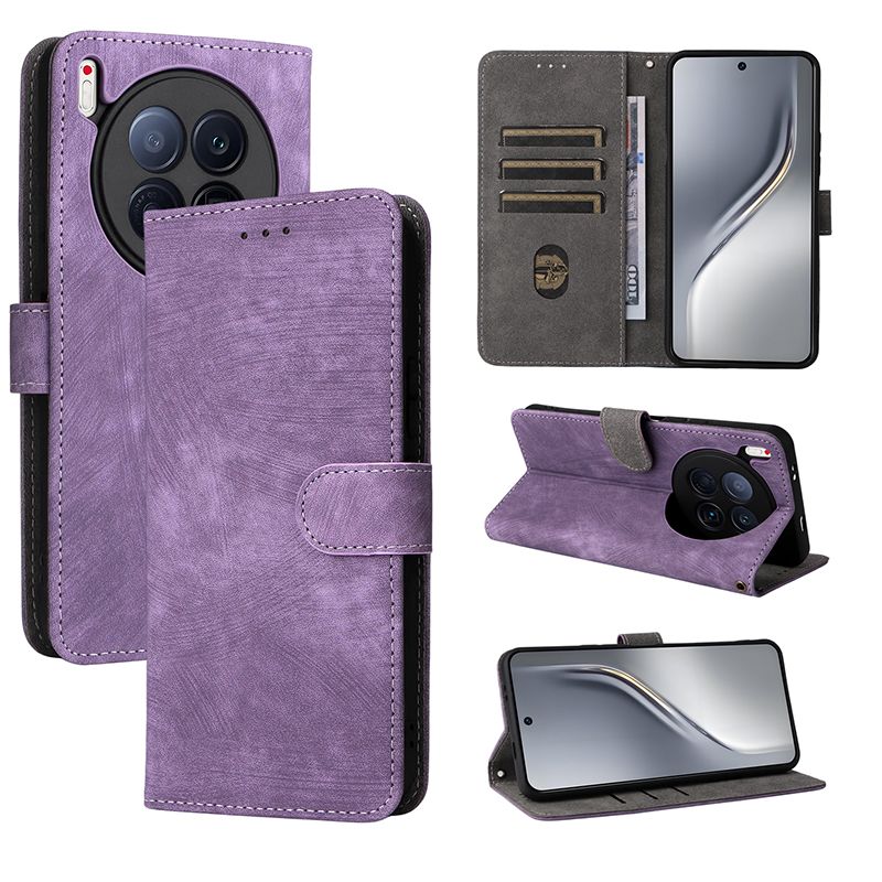 Flip Cover for Tecno Camon 40 Premier PU Leather Phone Case Full-Body Protection Shockproof [RFID Blocking] Wallet Cover