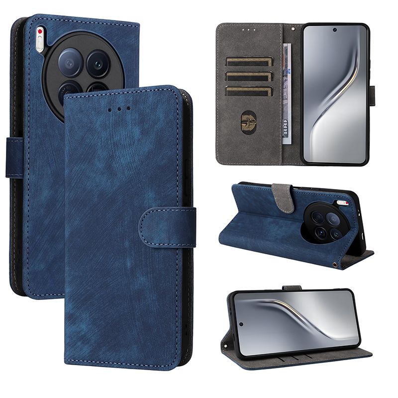 Flip Cover for Tecno Camon 40 Premier PU Leather Phone Case Full-Body Protection Shockproof [RFID Blocking] Wallet Cover