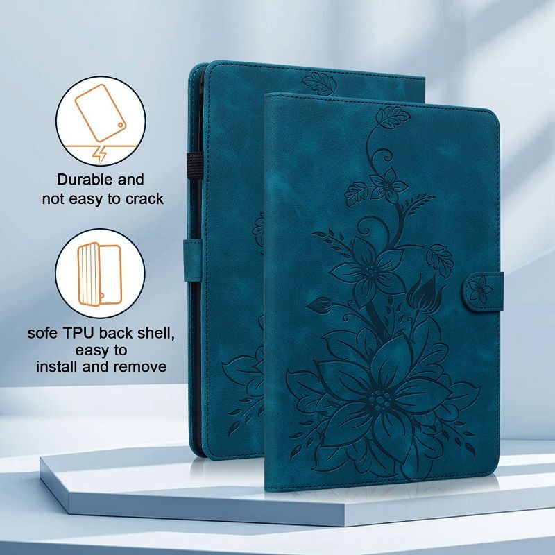 Cover for Infinix Xpad 11.0" Tablet Protective Case PU Leather With Pen Holder, Magnetic Protective Case With Split Bracket