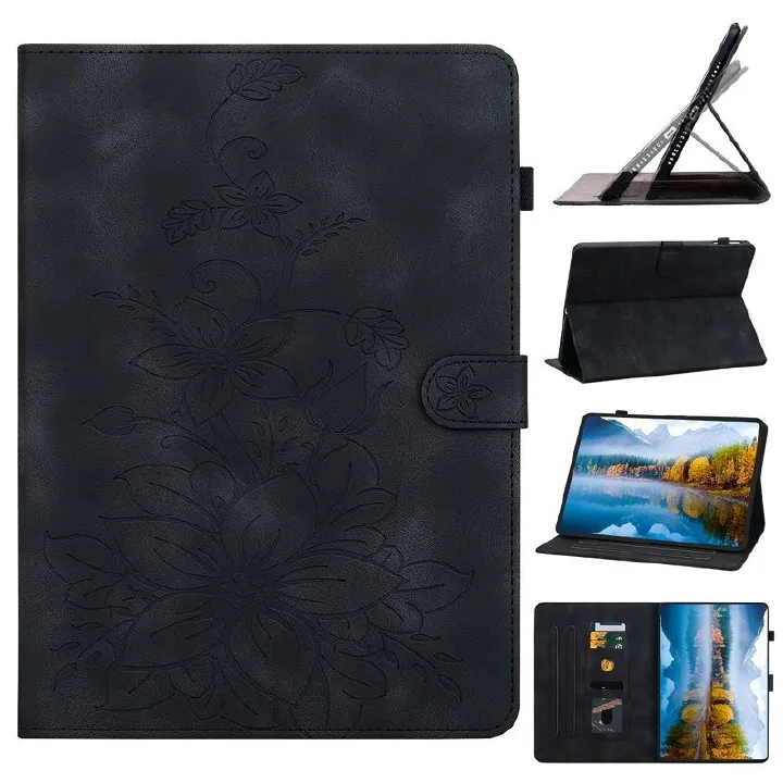 Cover for itel VistaTab 30 11.0" Tablet Protective Case PU Leather With Pen Holder, Magnetic Protective Case With Split Bracket