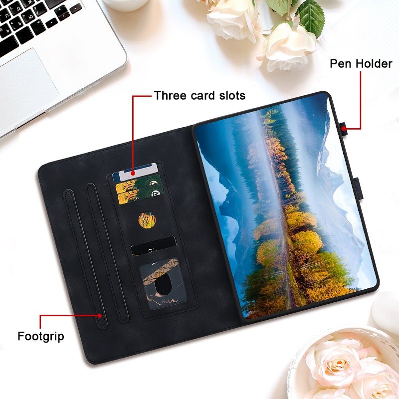 Cover for itel VistaTab 30 11.0" Tablet Protective Case PU Leather With Pen Holder, Magnetic Protective Case With Split Bracket
