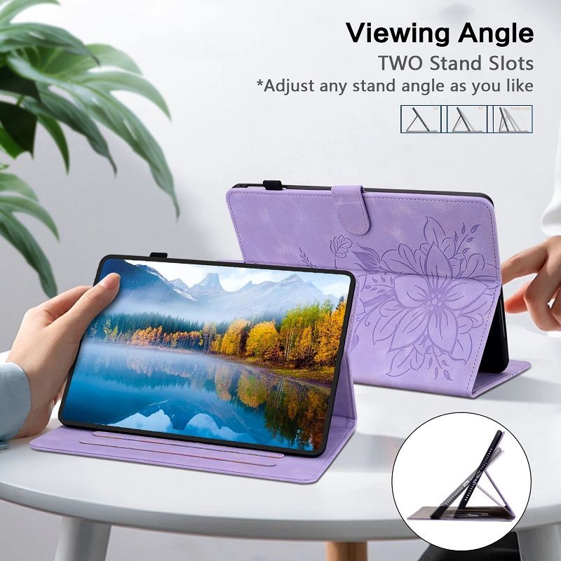 Cover for Tecno Megapad 11 11.0" Tablet Protective Case PU Leather With Pen Holder, Magnetic Protective Case With Split Bracket