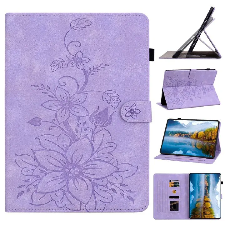 Cover for Tecno Megapad 11 11.0" Tablet Protective Case PU Leather With Pen Holder, Magnetic Protective Case With Split Bracket